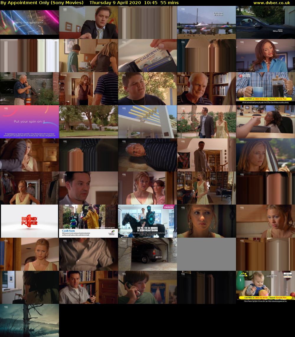 By Appointment Only (Sony Movies) Thursday 9 April 2020 10:45 - 11:40