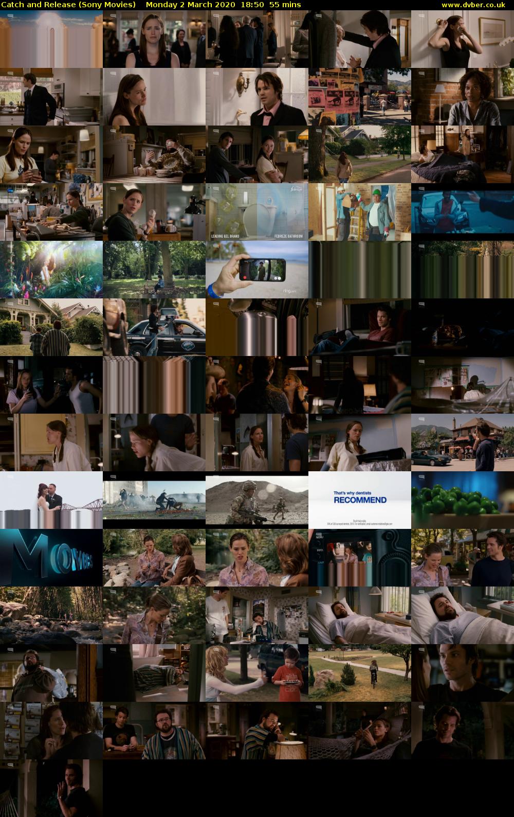 Catch and Release (Sony Movies) Monday 2 March 2020 18:50 - 19:45