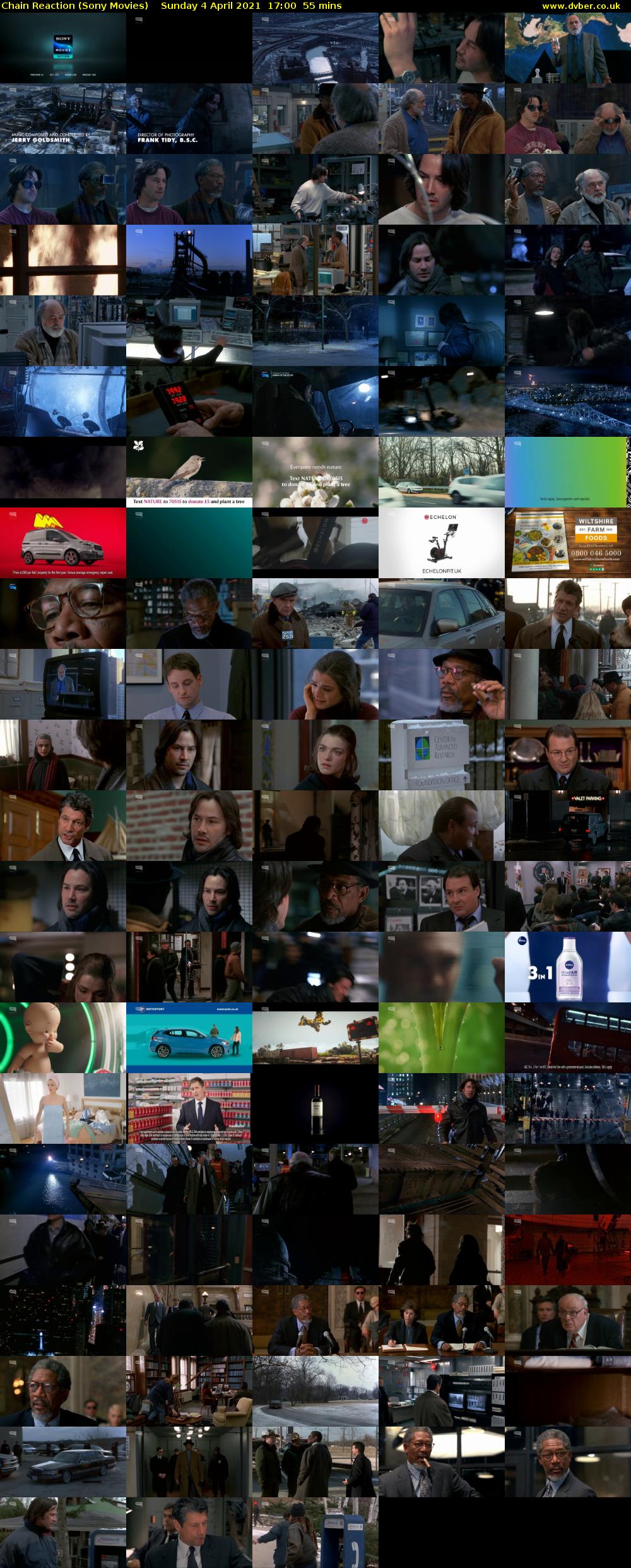 Chain Reaction (Sony Movies) Sunday 4 April 2021 17:00 - 17:55
