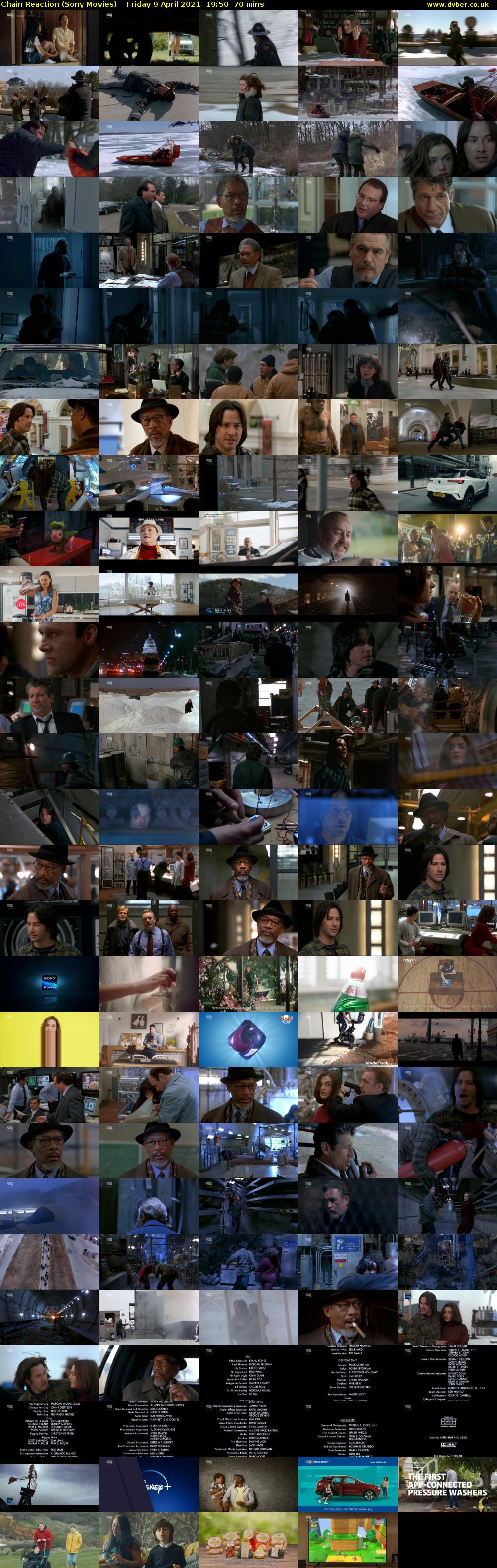 Chain Reaction (Sony Movies) Friday 9 April 2021 19:50 - 21:00