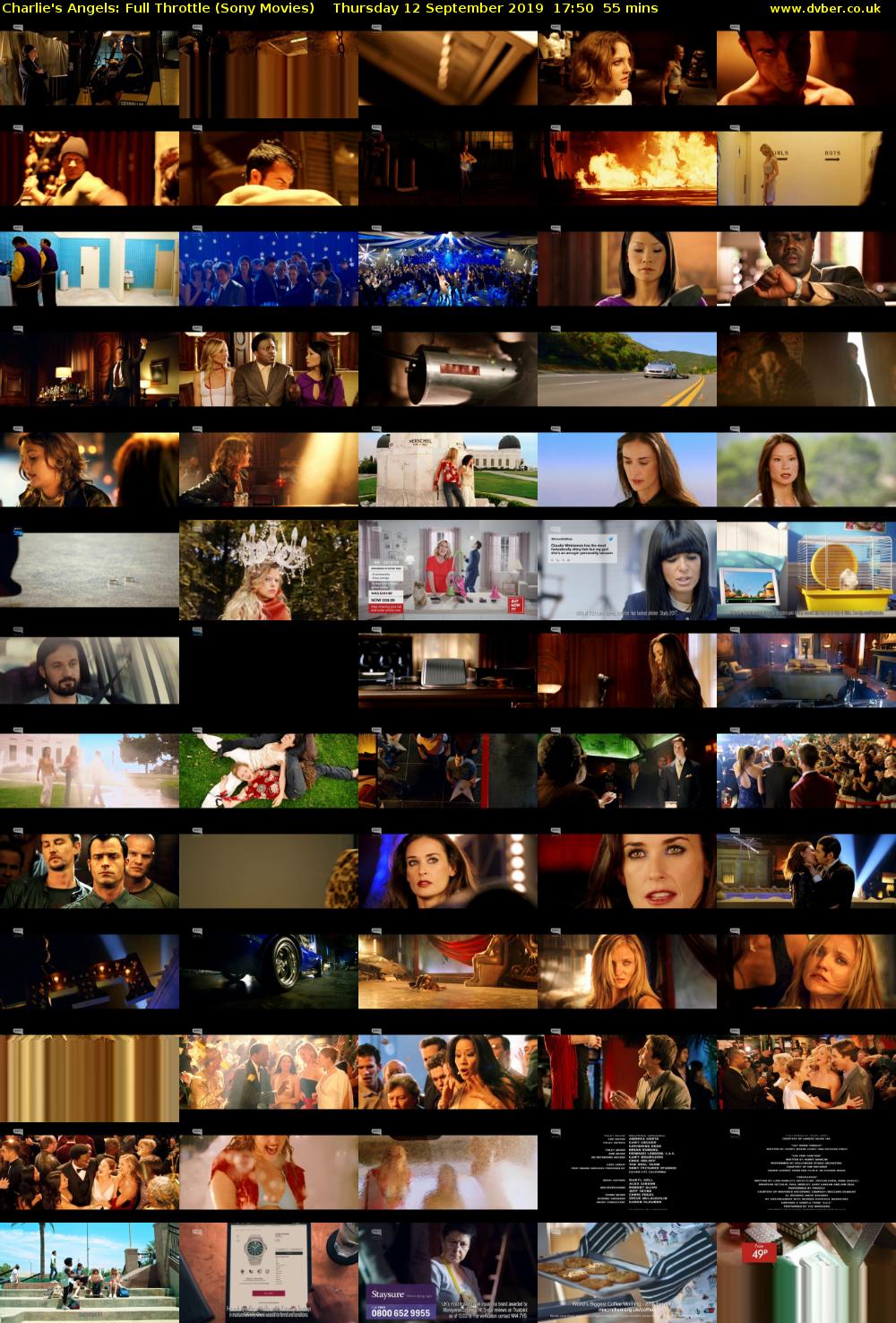 Charlie's Angels: Full Throttle (Sony Movies) Thursday 12 September 2019 17:50 - 18:45