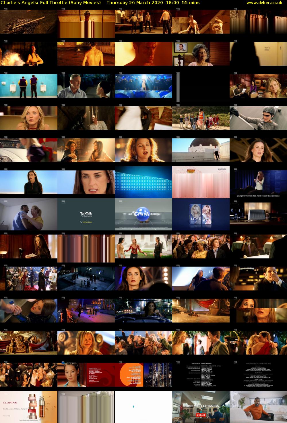 Charlie's Angels: Full Throttle (Sony Movies) Thursday 26 March 2020 18:00 - 18:55