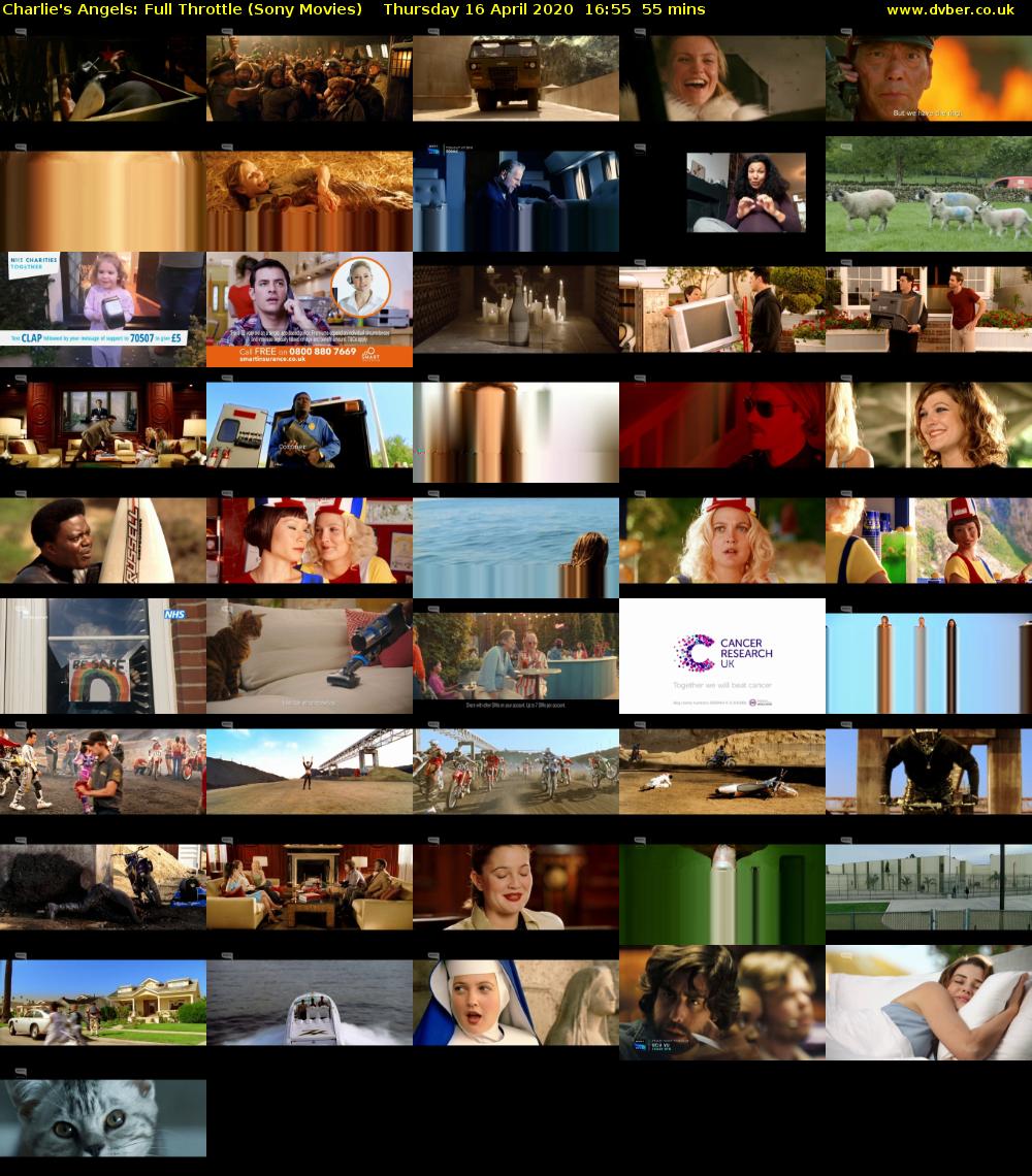 Charlie's Angels: Full Throttle (Sony Movies) Thursday 16 April 2020 16:55 - 17:50