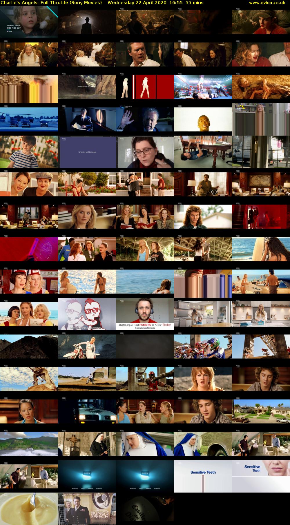 Charlie's Angels: Full Throttle (Sony Movies) Wednesday 22 April 2020 16:55 - 17:50