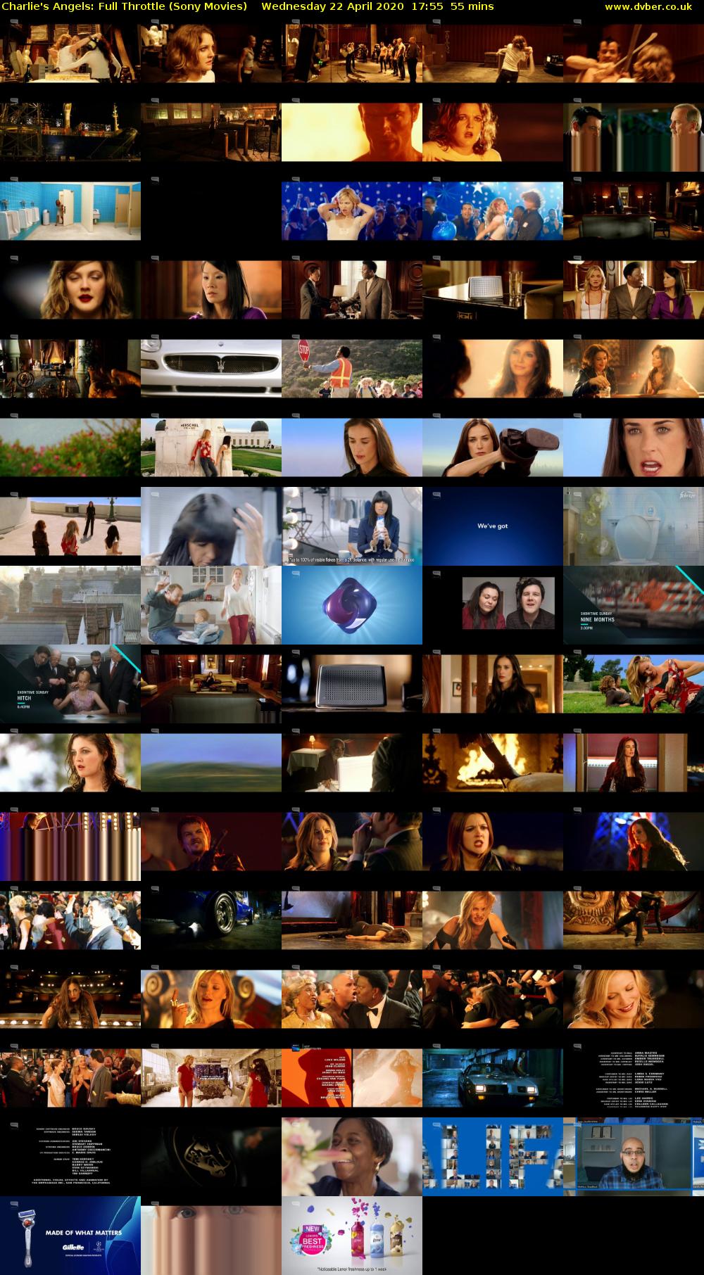 Charlie's Angels: Full Throttle (Sony Movies) Wednesday 22 April 2020 17:55 - 18:50