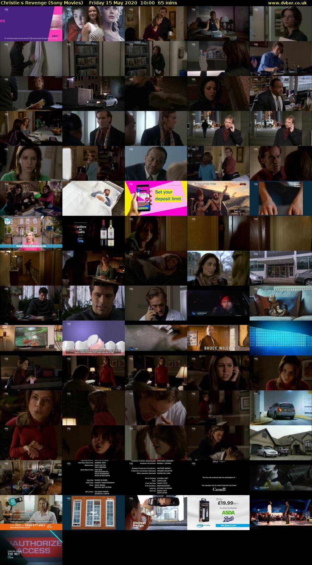 Christies Revenge (Sony Movies) Friday 15 May 2020 10:00 - 11:05