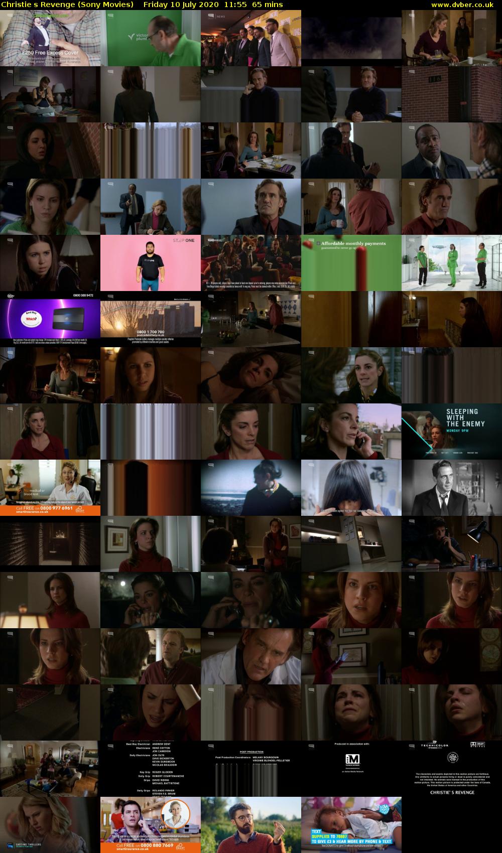 Christies Revenge (Sony Movies) Friday 10 July 2020 11:55 - 13:00
