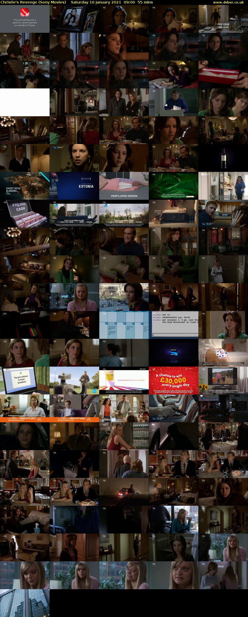 Christie's Revenge (Sony Movies) Saturday 16 January 2021 09:00 - 09:55
