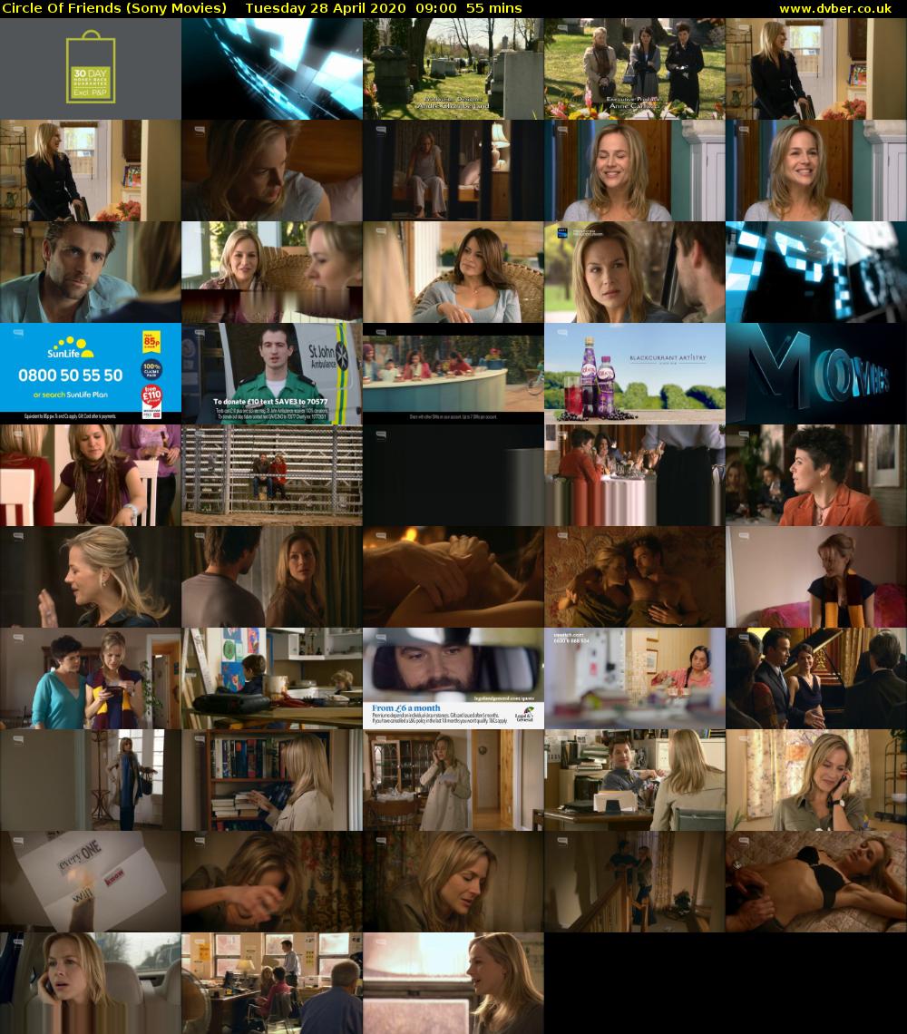 Circle Of Friends (Sony Movies) Tuesday 28 April 2020 09:00 - 09:55