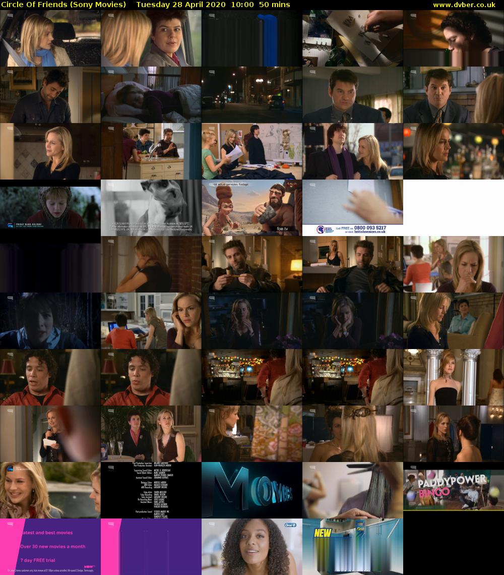 Circle Of Friends (Sony Movies) Tuesday 28 April 2020 10:00 - 10:50