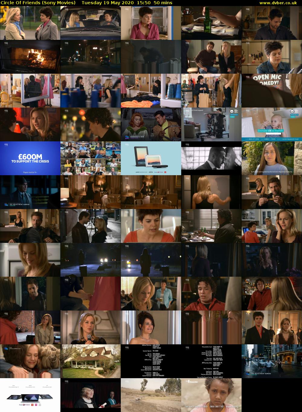 Circle Of Friends (Sony Movies) Tuesday 19 May 2020 15:50 - 16:40
