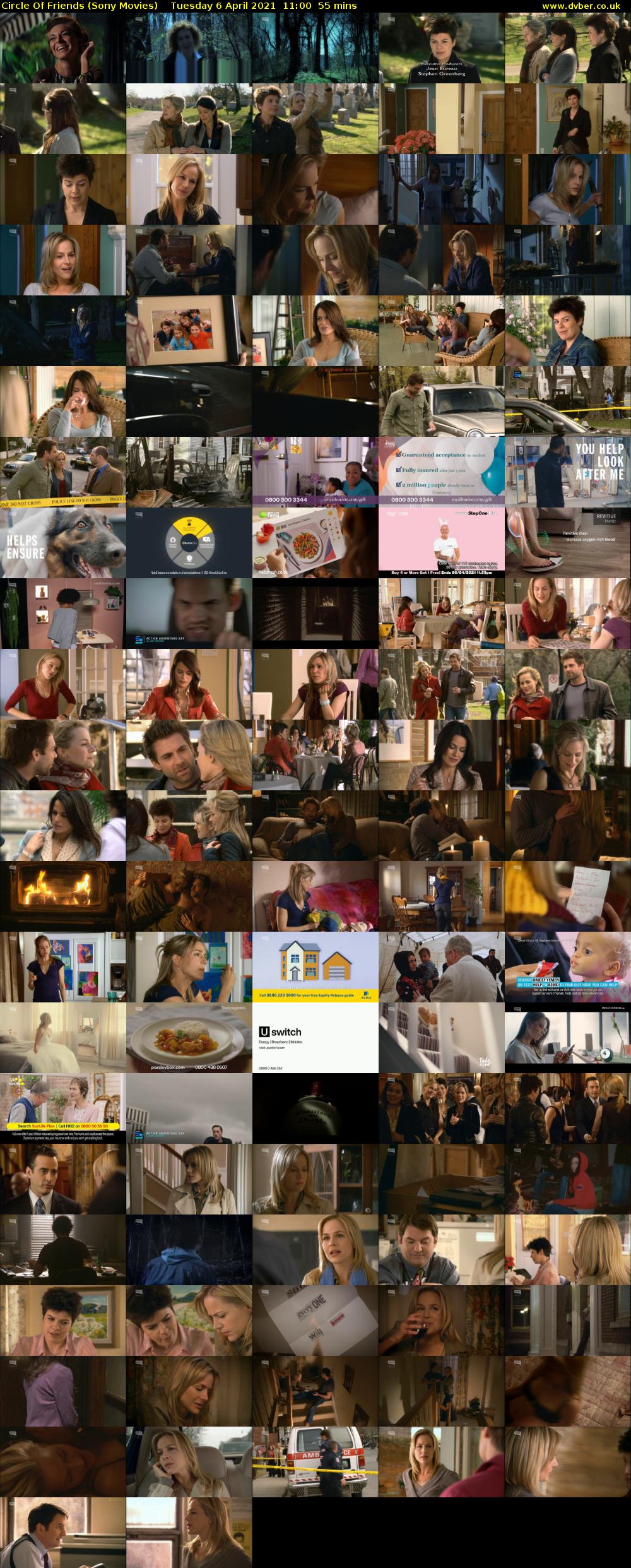Circle Of Friends (Sony Movies) Tuesday 6 April 2021 11:00 - 11:55