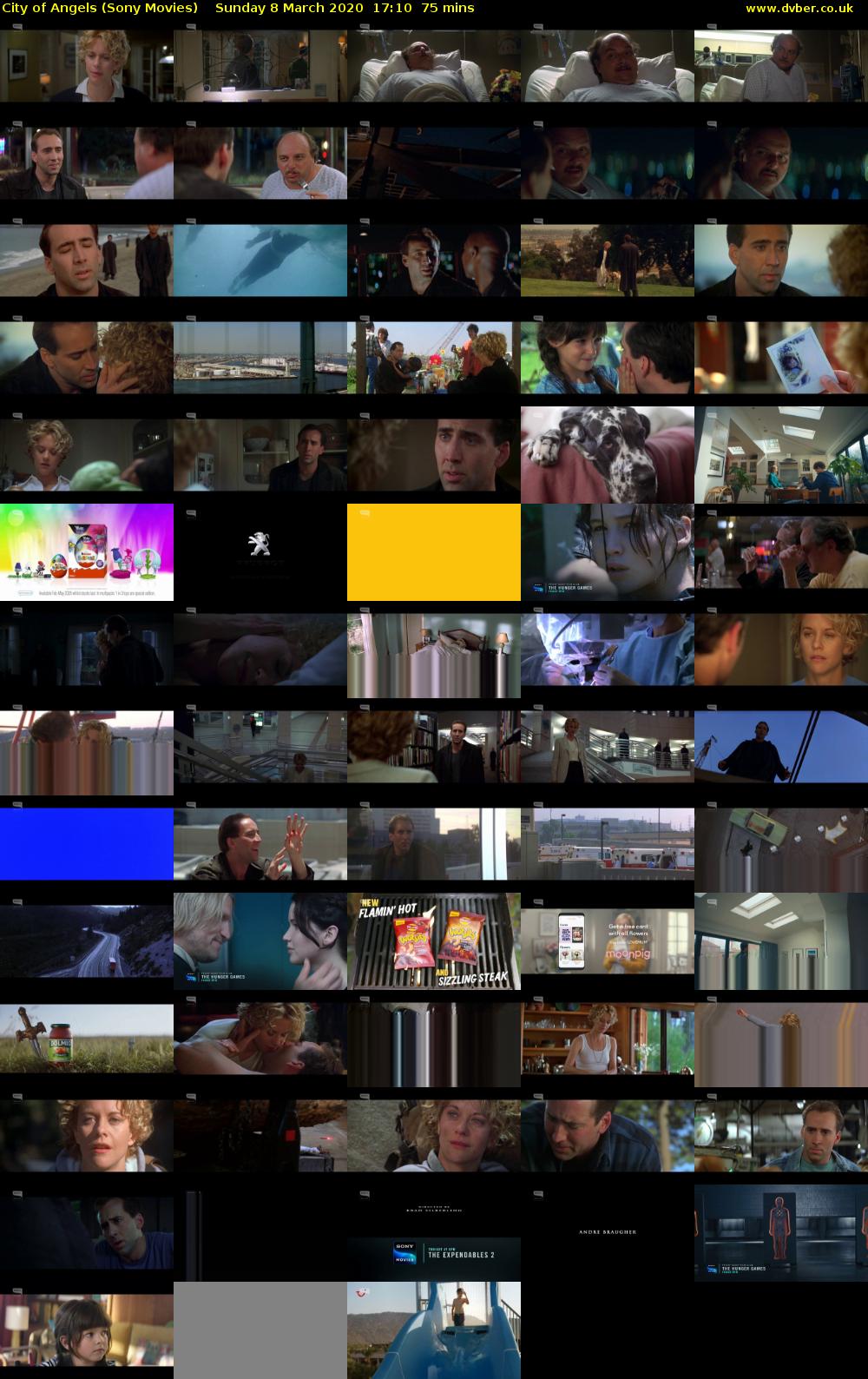 City of Angels (Sony Movies) Sunday 8 March 2020 17:10 - 18:25