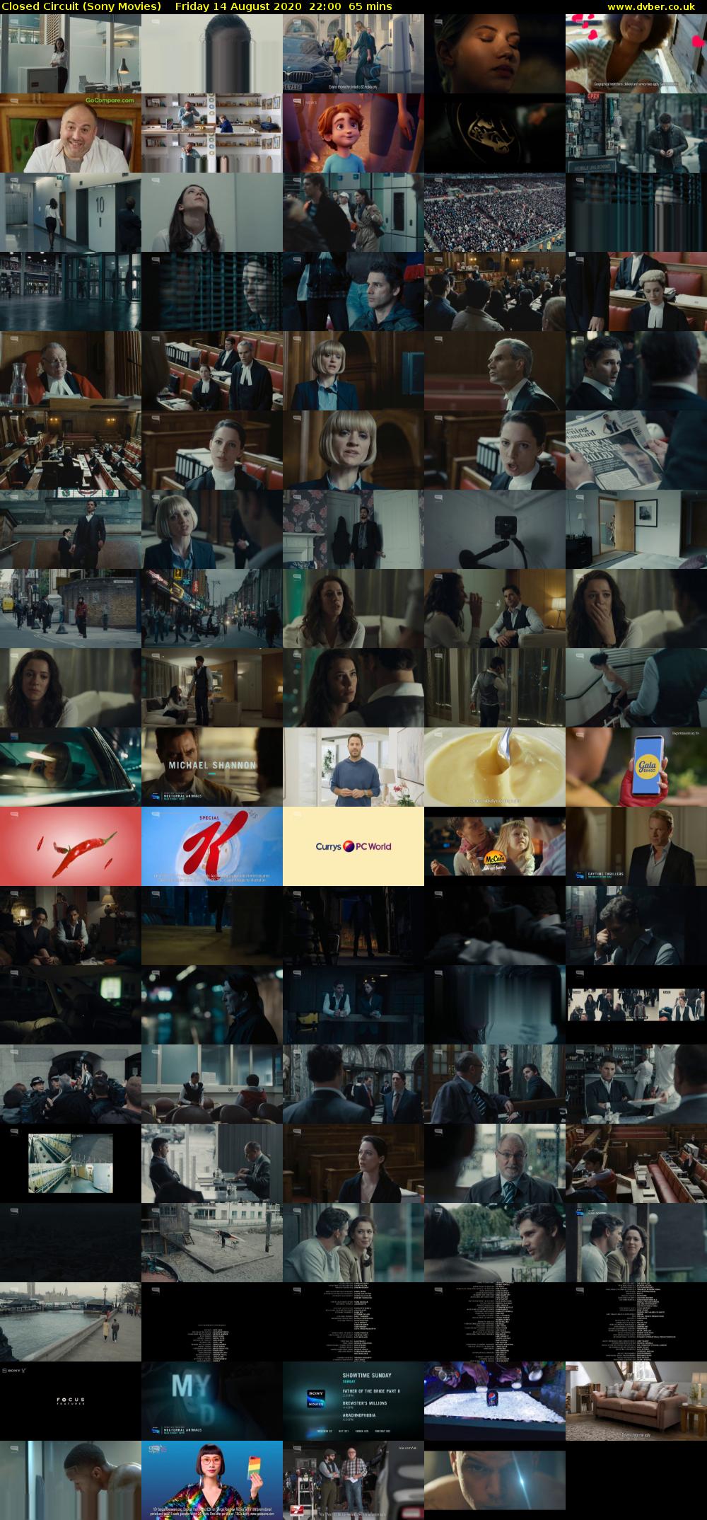 Closed Circuit (Sony Movies) Friday 14 August 2020 22:00 - 23:05