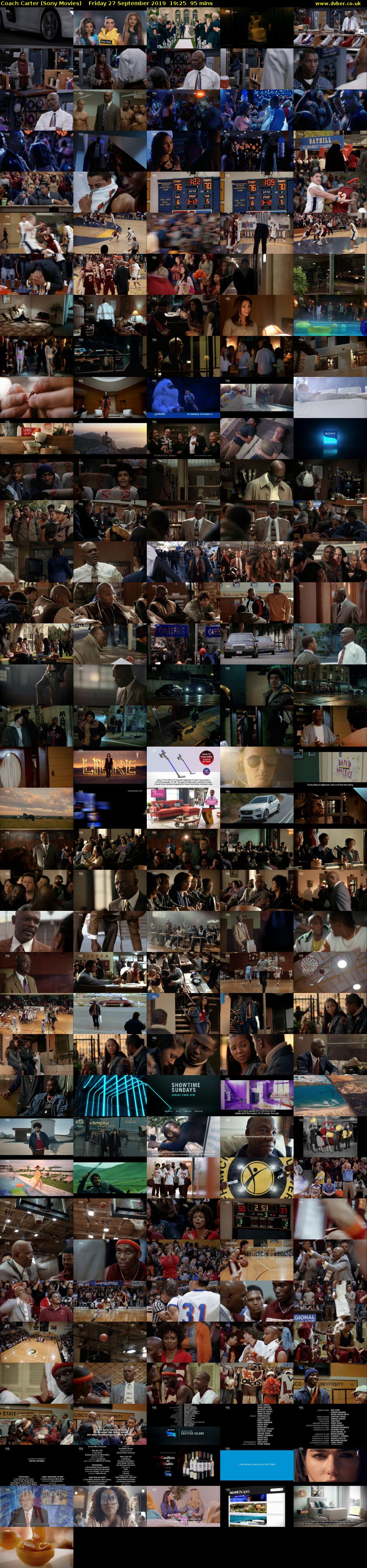 Coach Carter (Sony Movies) Friday 27 September 2019 19:25 - 21:00
