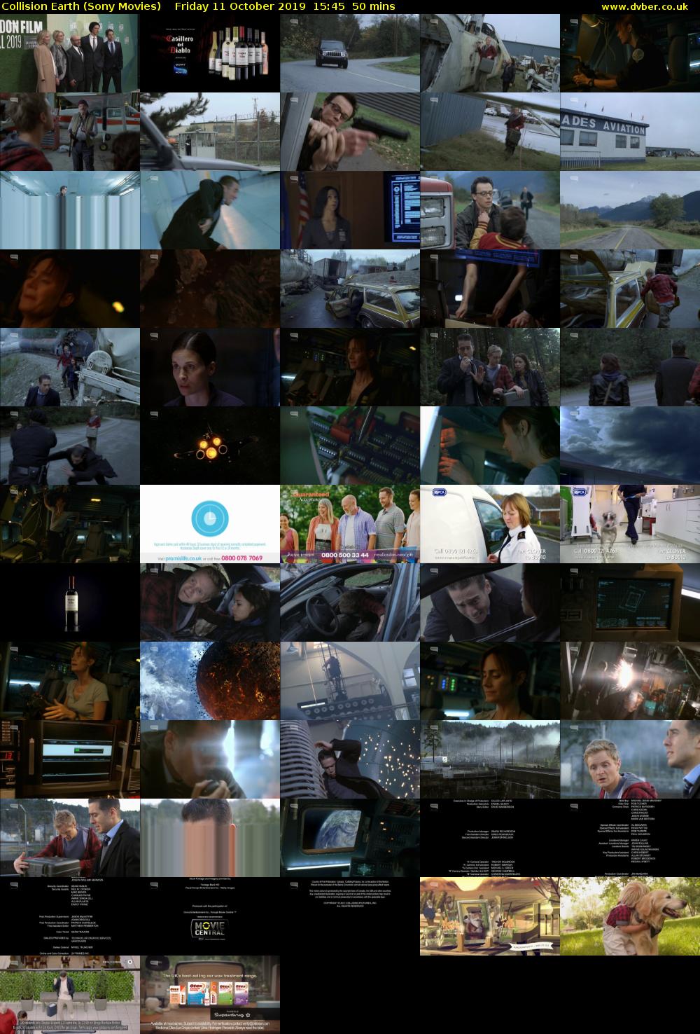 Collision Earth (Sony Movies) Friday 11 October 2019 15:45 - 16:35
