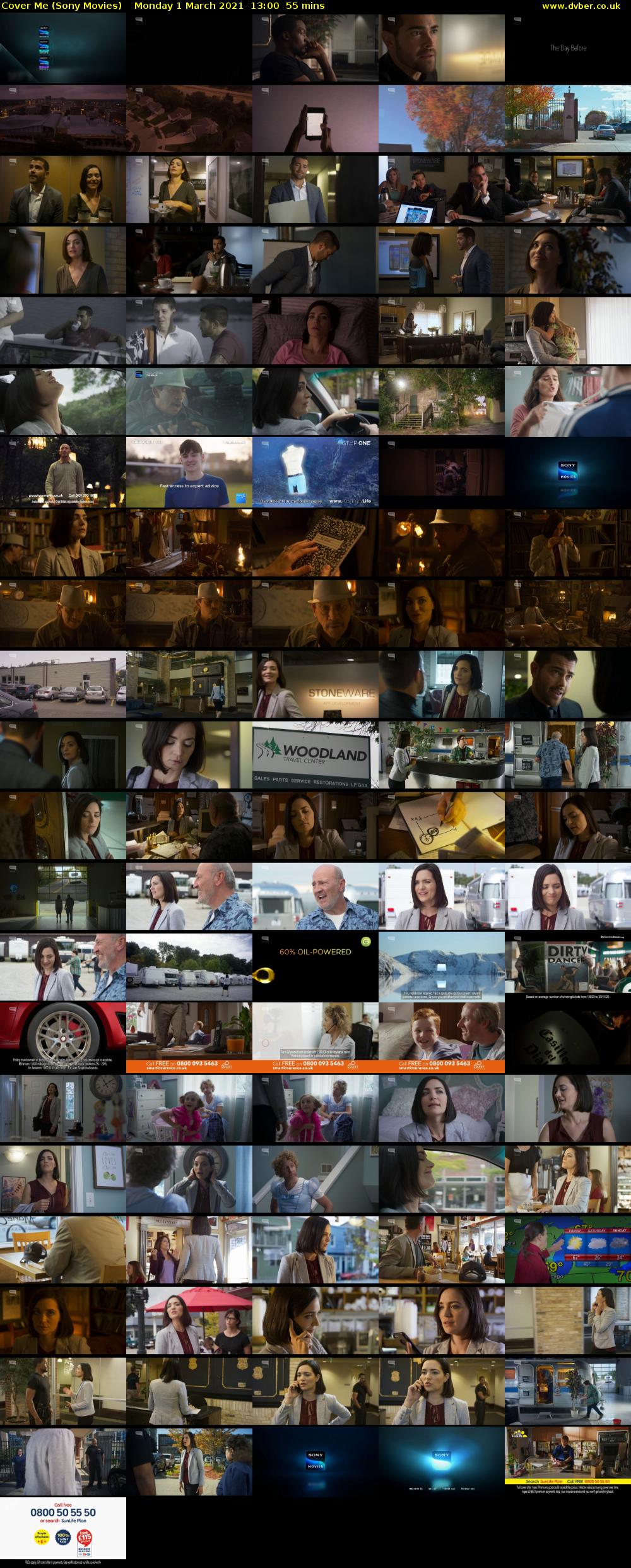Cover Me (Sony Movies) Monday 1 March 2021 13:00 - 13:55