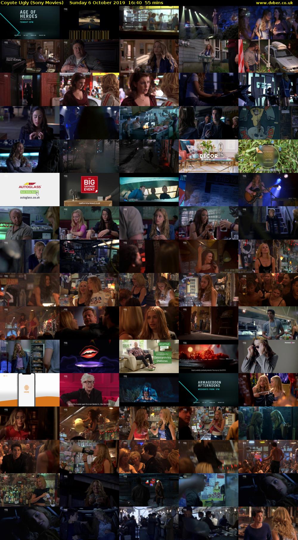 Coyote Ugly (Sony Movies) Sunday 6 October 2019 16:40 - 17:35