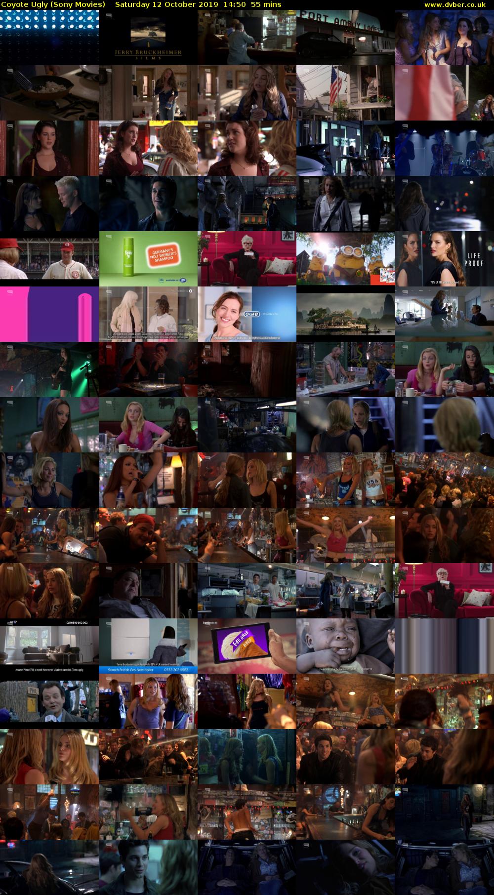 Coyote Ugly (Sony Movies) Saturday 12 October 2019 14:50 - 15:45