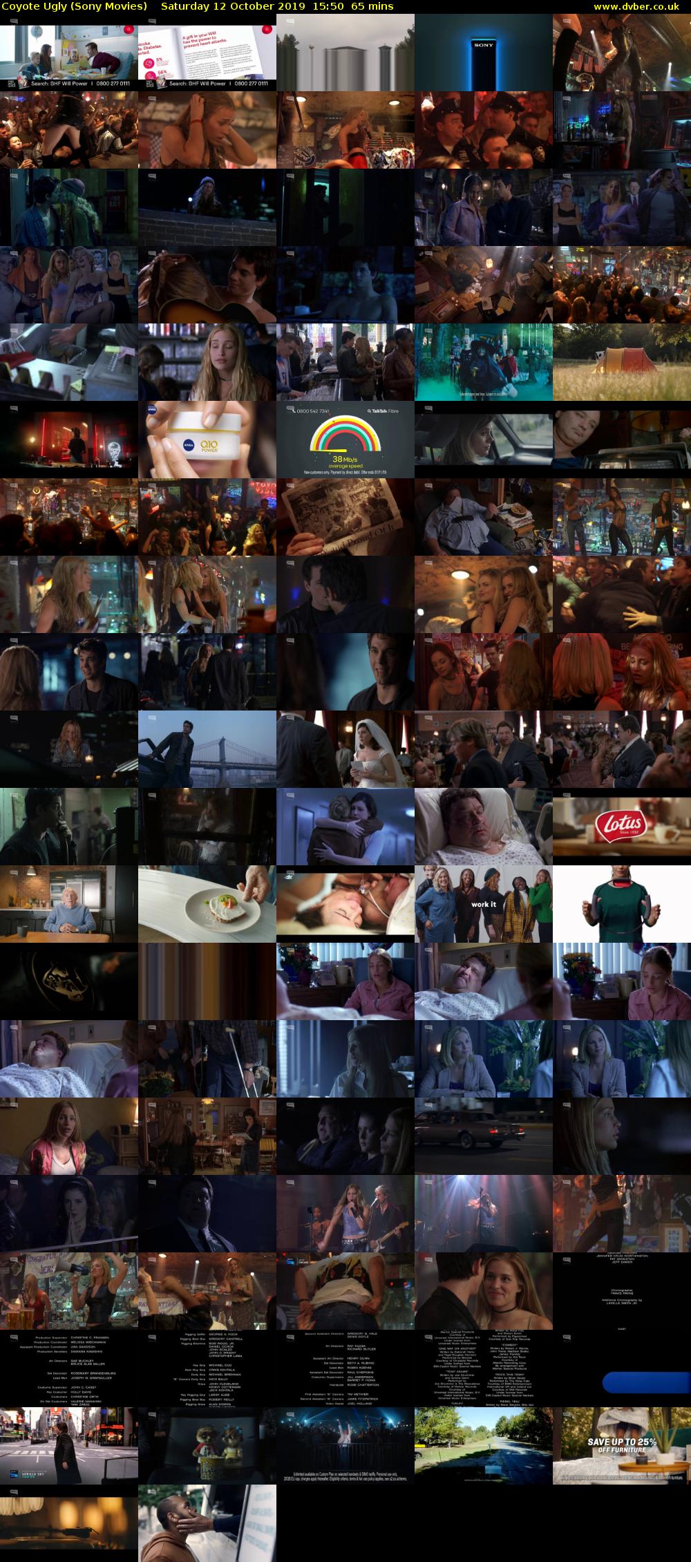 Coyote Ugly (Sony Movies) Saturday 12 October 2019 15:50 - 16:55