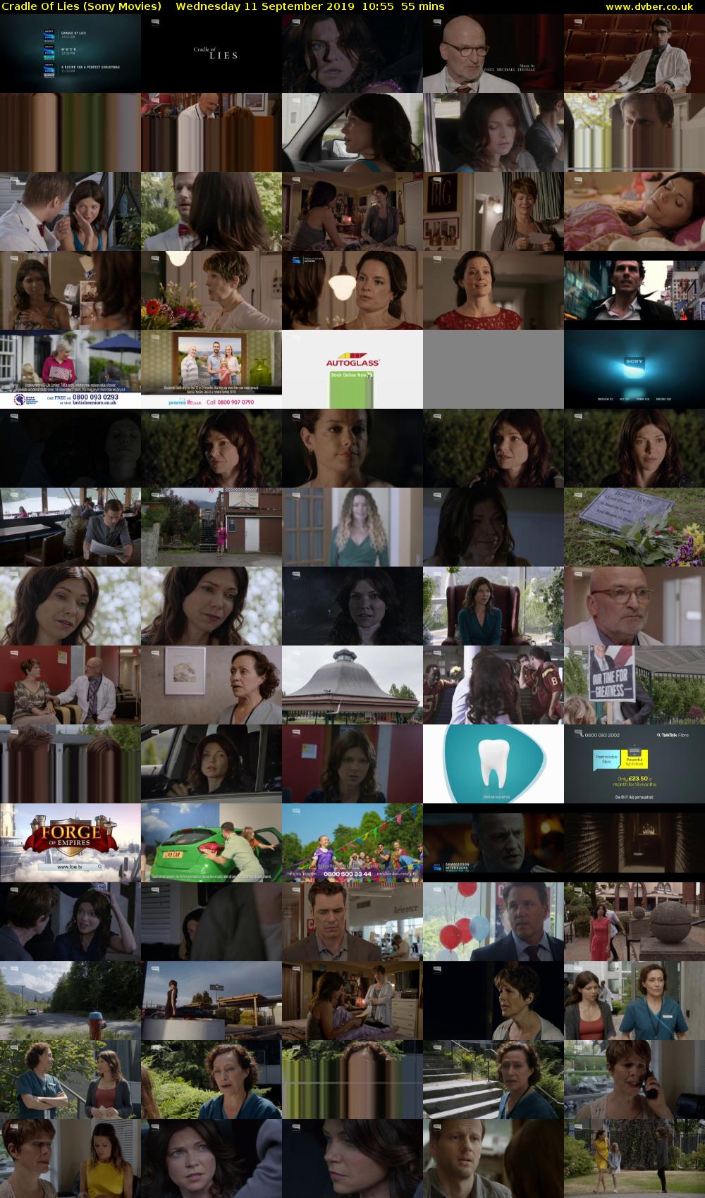 Cradle Of Lies (Sony Movies) Wednesday 11 September 2019 10:55 - 11:50