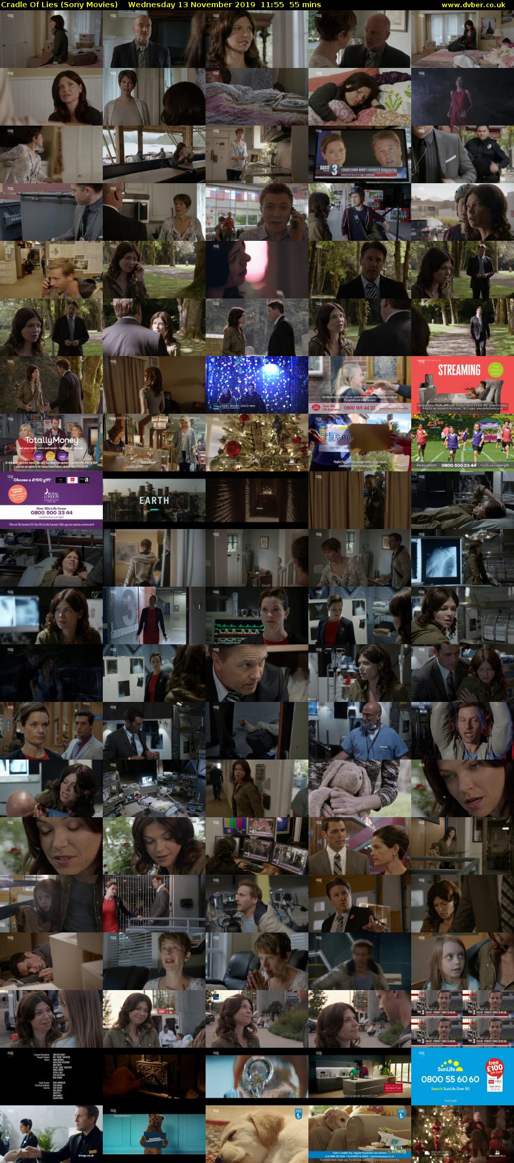 Cradle Of Lies (Sony Movies) Wednesday 13 November 2019 11:55 - 12:50
