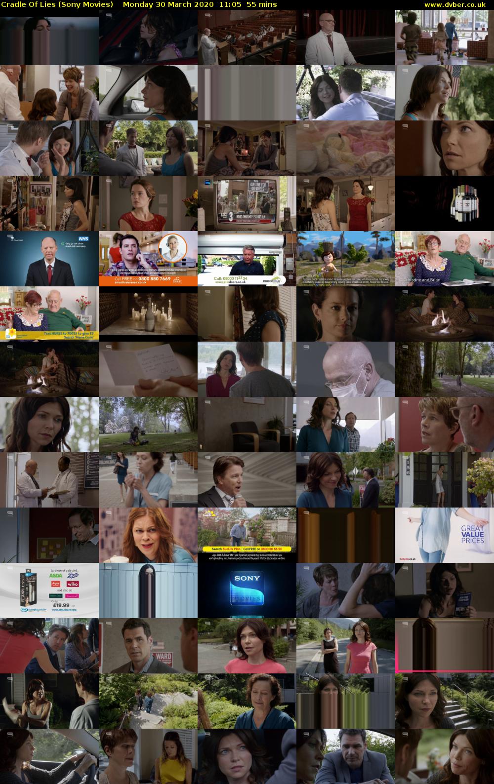 Cradle Of Lies (Sony Movies) Monday 30 March 2020 11:05 - 12:00