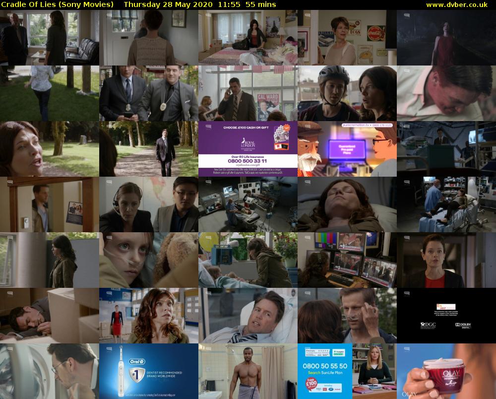 Cradle Of Lies (Sony Movies) Thursday 28 May 2020 11:55 - 12:50