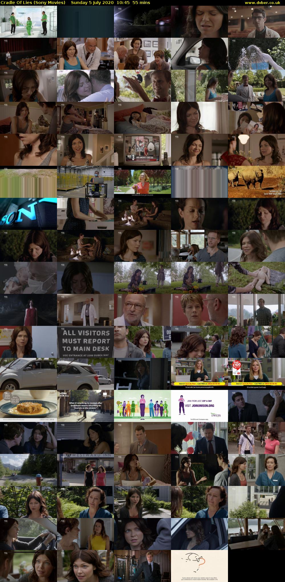 Cradle Of Lies (Sony Movies) Sunday 5 July 2020 10:45 - 11:40