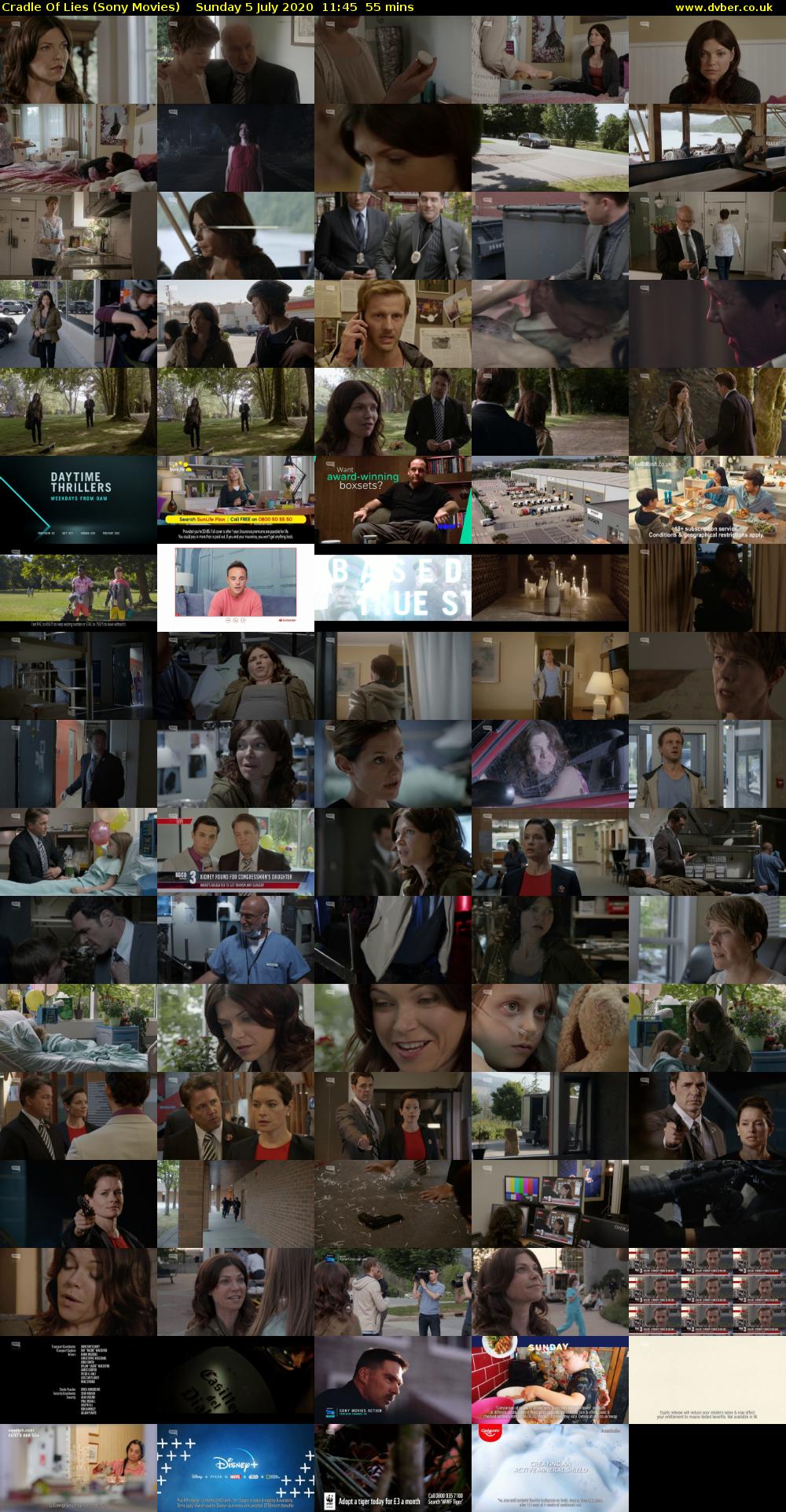 Cradle Of Lies (Sony Movies) Sunday 5 July 2020 11:45 - 12:40