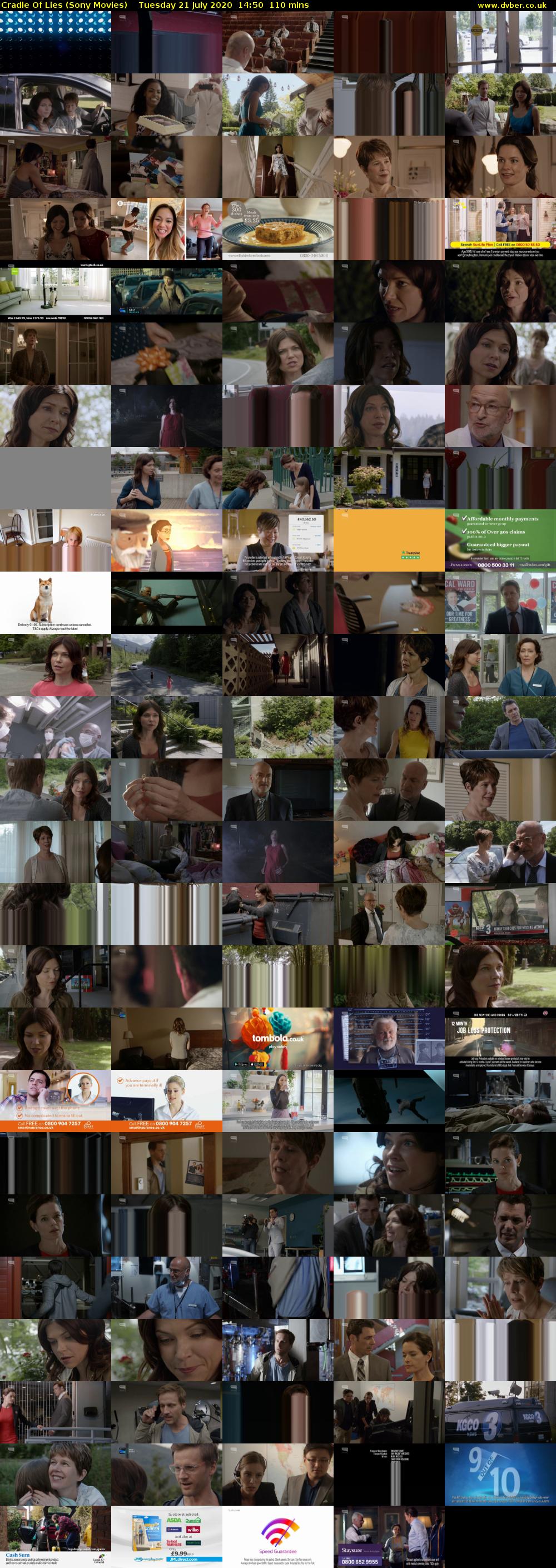 Cradle Of Lies (Sony Movies) Tuesday 21 July 2020 14:50 - 16:40