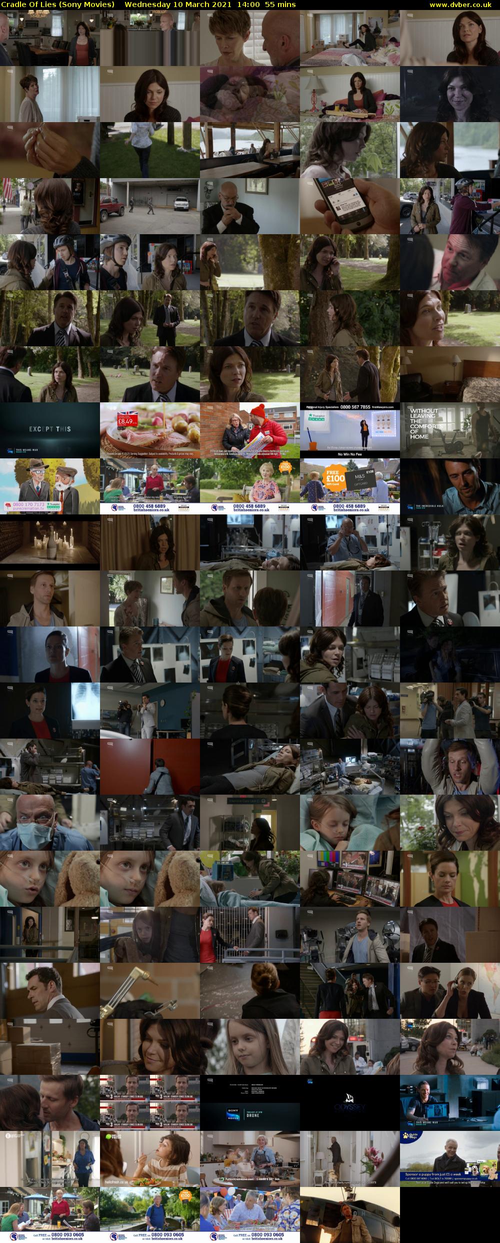 Cradle Of Lies (Sony Movies) Wednesday 10 March 2021 14:00 - 14:55