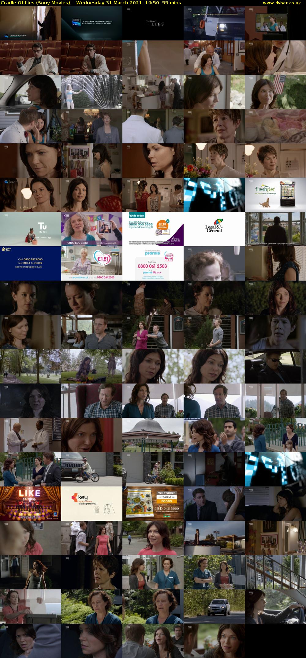 Cradle Of Lies (Sony Movies) Wednesday 31 March 2021 14:50 - 15:45