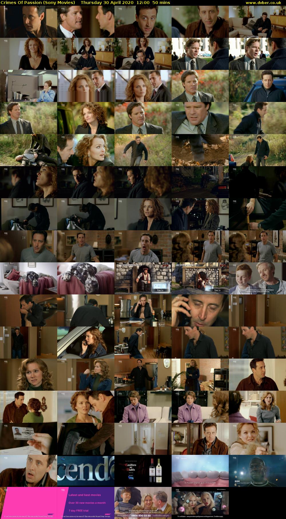 Crimes Of Passion (Sony Movies) Thursday 30 April 2020 12:00 - 12:50