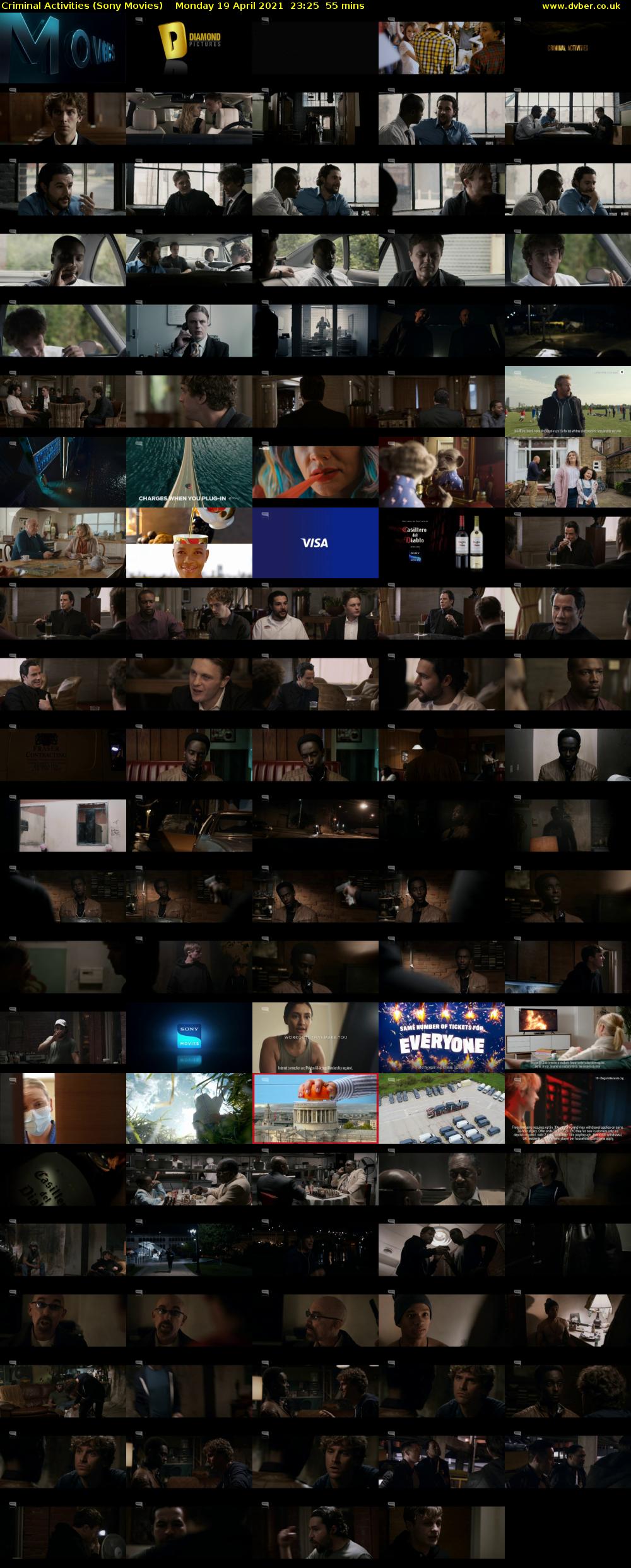 Criminal Activities (Sony Movies) Monday 19 April 2021 23:25 - 00:20