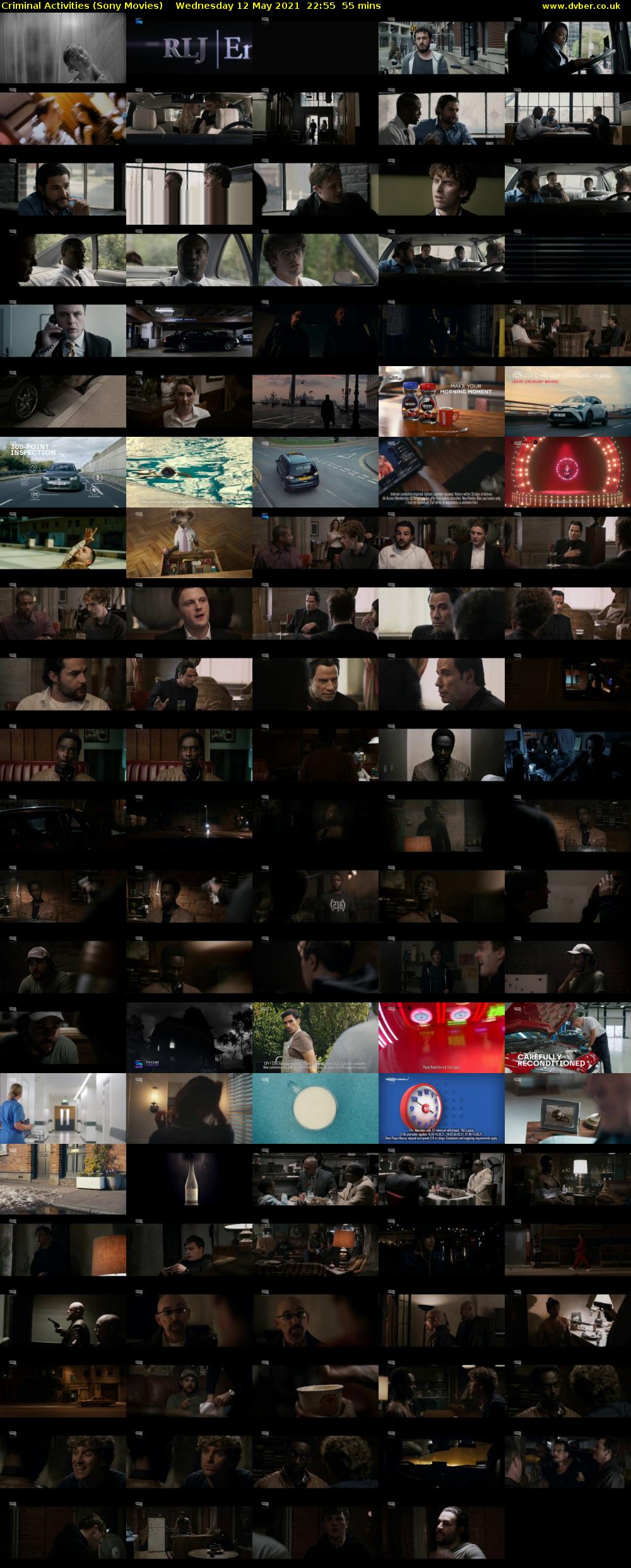 Criminal Activities (Sony Movies) Wednesday 12 May 2021 22:55 - 23:50