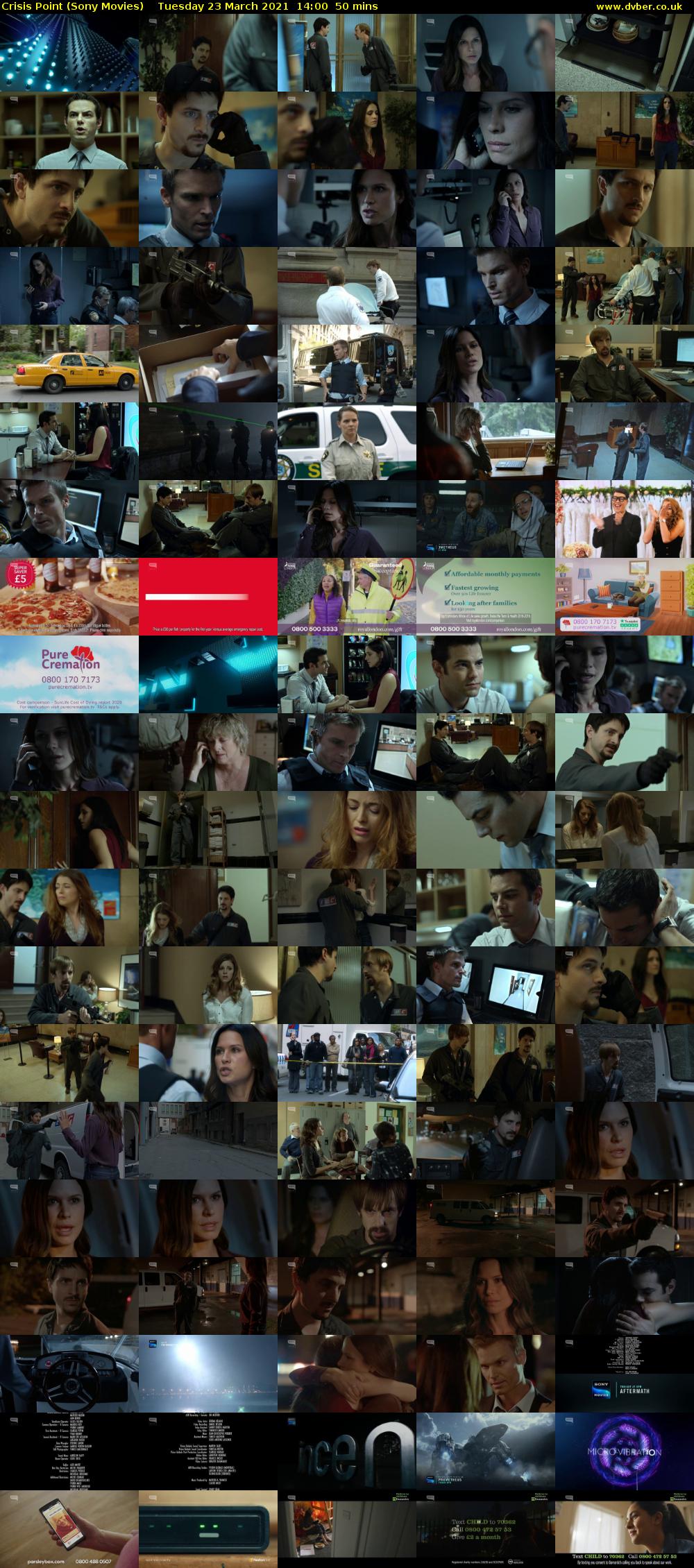 Crisis Point (Sony Movies) Tuesday 23 March 2021 14:00 - 14:50