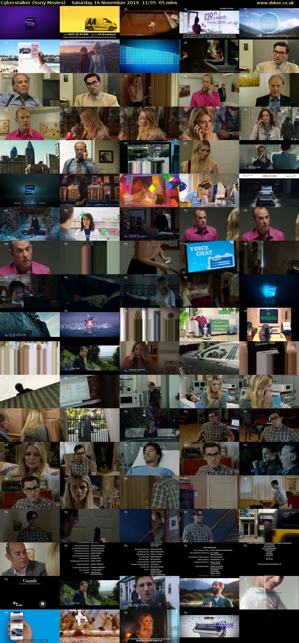 Cyberstalker (Sony Movies) Saturday 16 November 2019 11:55 - 13:00