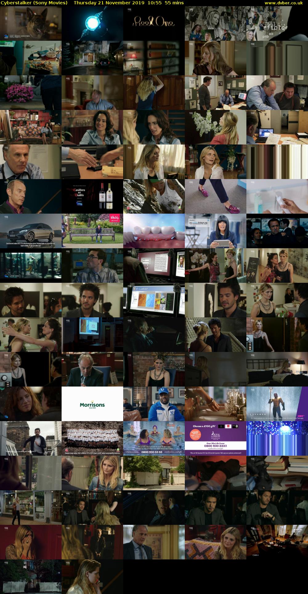 Cyberstalker (Sony Movies) Thursday 21 November 2019 10:55 - 11:50