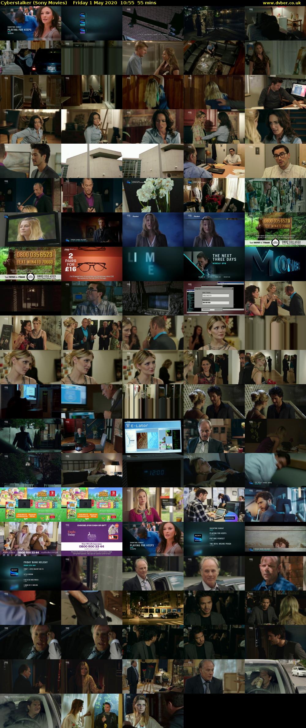 Cyberstalker (Sony Movies) Friday 1 May 2020 10:55 - 11:50