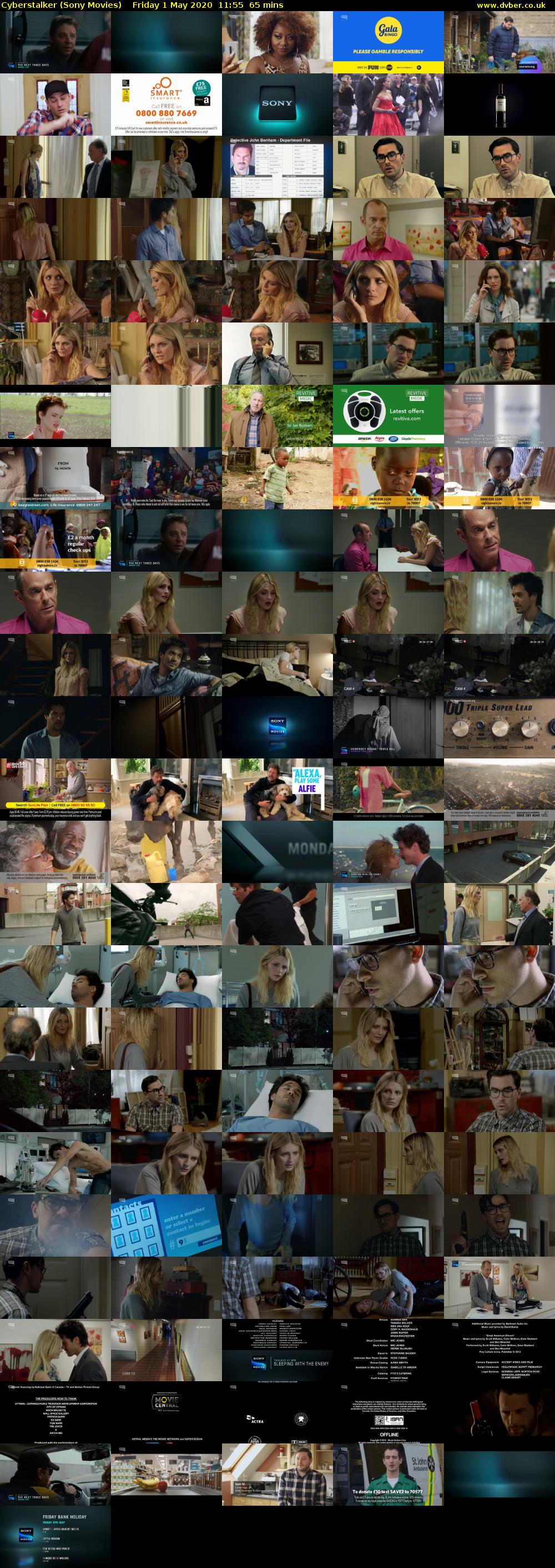 Cyberstalker (Sony Movies) Friday 1 May 2020 11:55 - 13:00