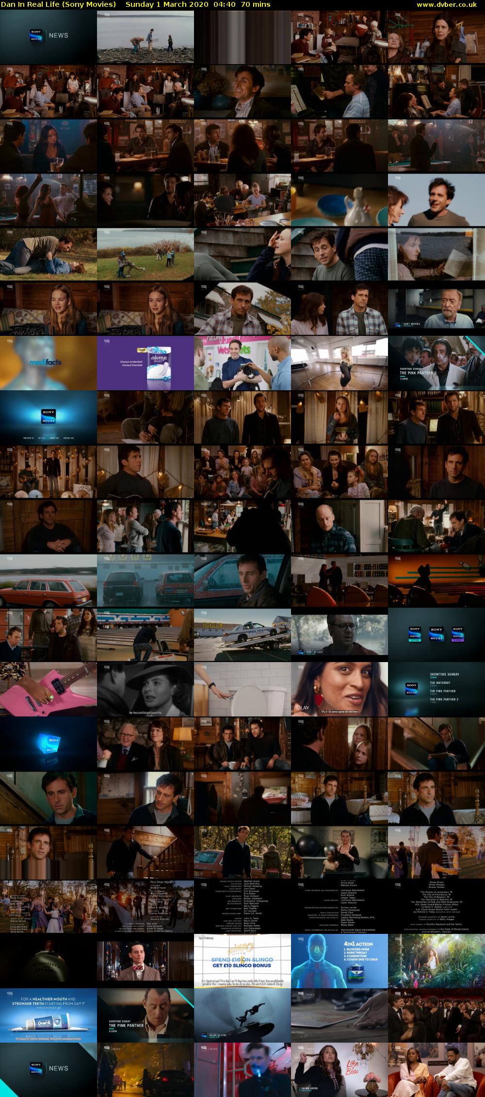 Dan In Real Life (Sony Movies) Sunday 1 March 2020 04:40 - 05:50