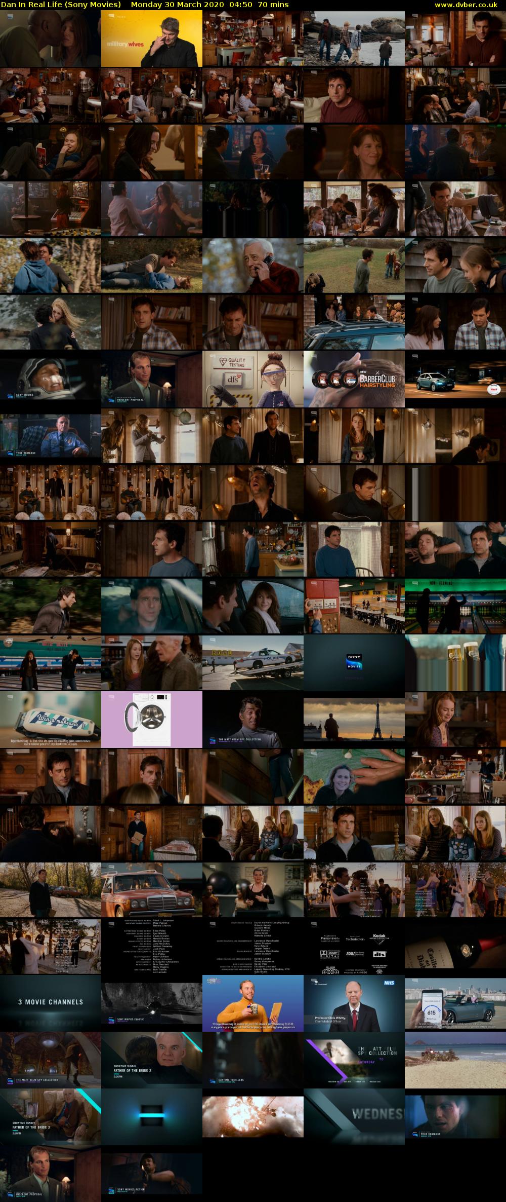 Dan In Real Life (Sony Movies) Monday 30 March 2020 04:50 - 06:00