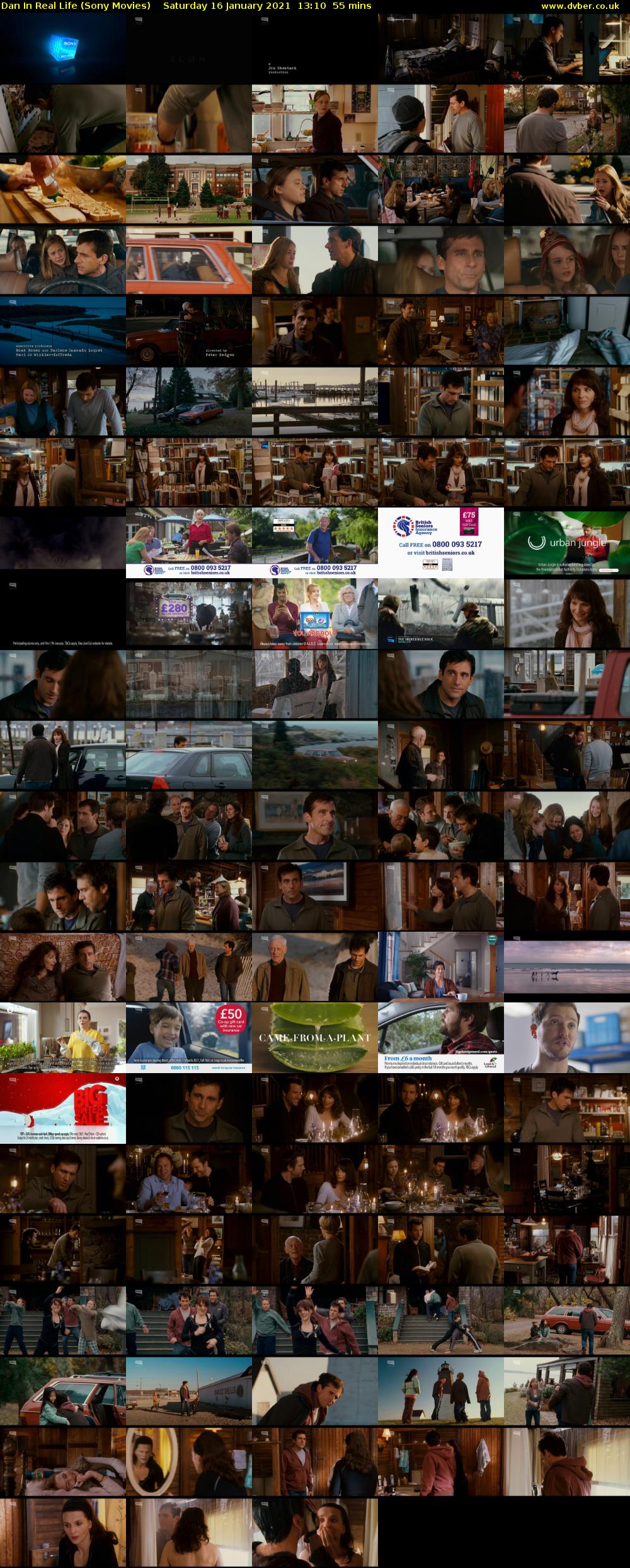 Dan In Real Life (Sony Movies) Saturday 16 January 2021 13:10 - 14:05