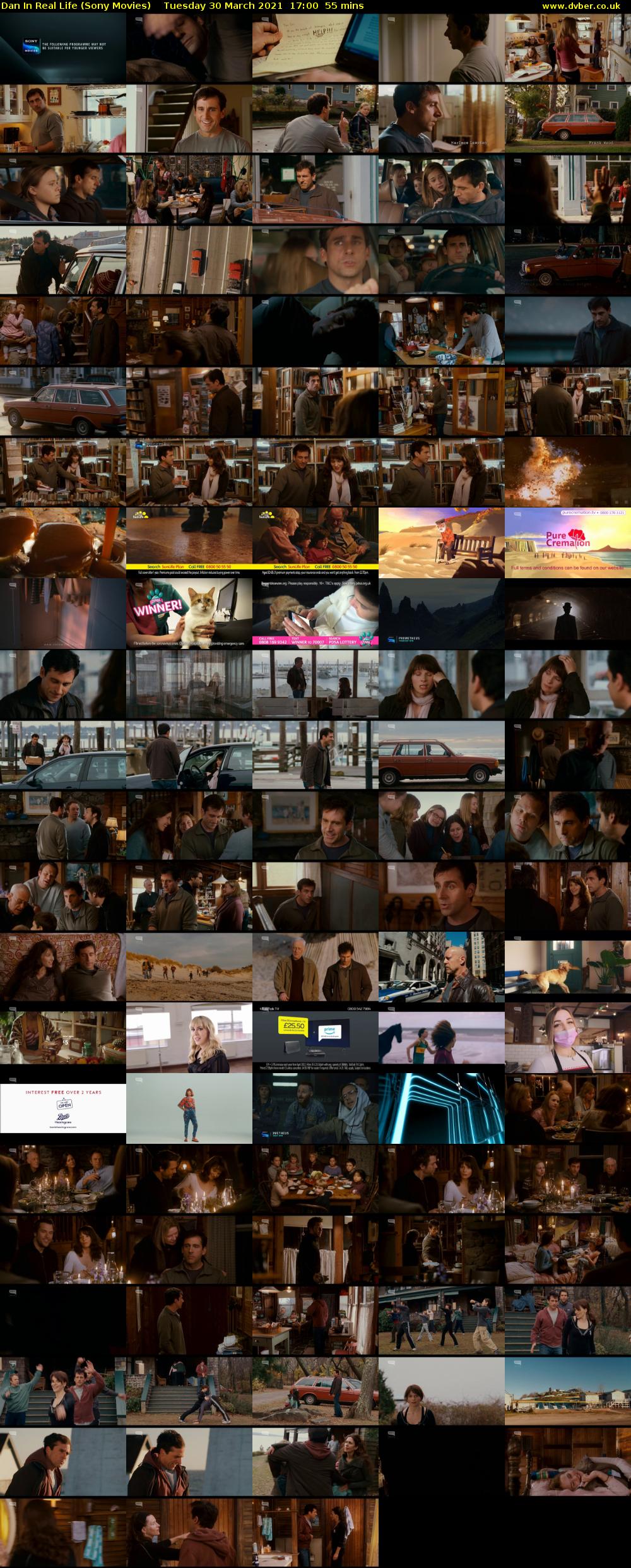 Dan In Real Life (Sony Movies) Tuesday 30 March 2021 17:00 - 17:55
