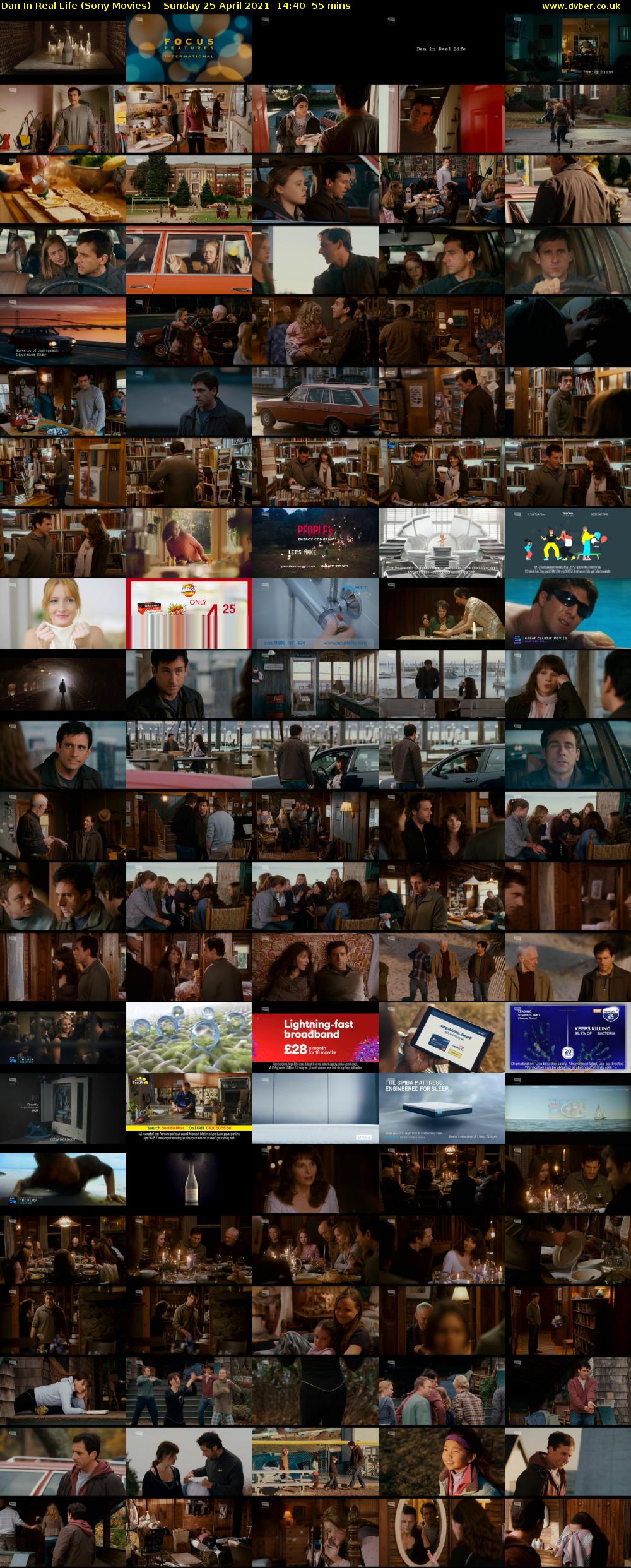 Dan In Real Life (Sony Movies) Sunday 25 April 2021 14:40 - 15:35
