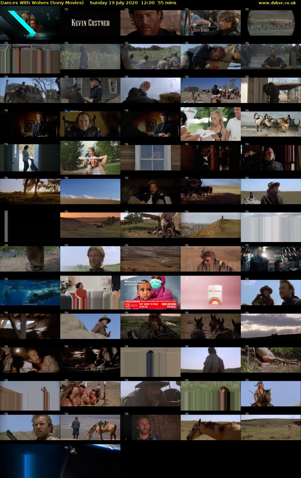 Dances With Wolves (Sony Movies) Sunday 19 July 2020 12:00 - 12:55
