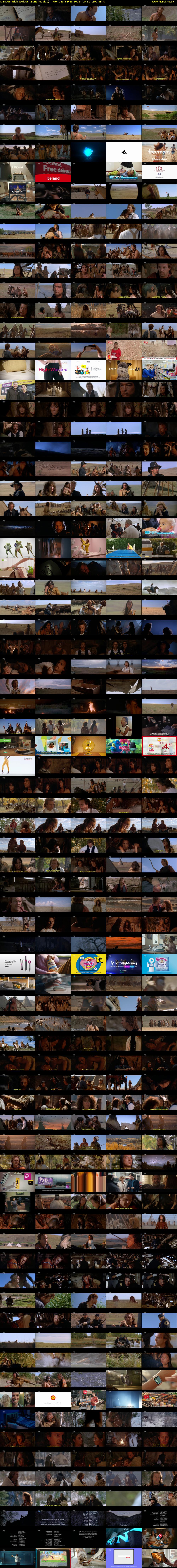 Dances With Wolves (Sony Movies) Monday 3 May 2021 15:30 - 18:50
