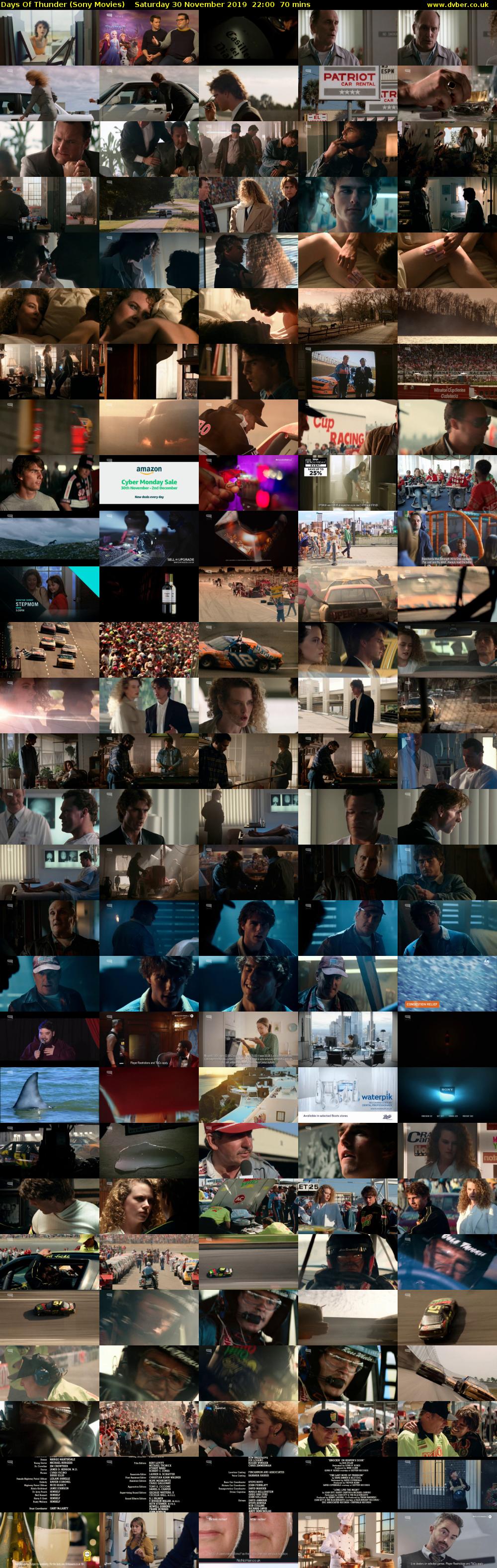 Days Of Thunder (Sony Movies) Saturday 30 November 2019 22:00 - 23:10