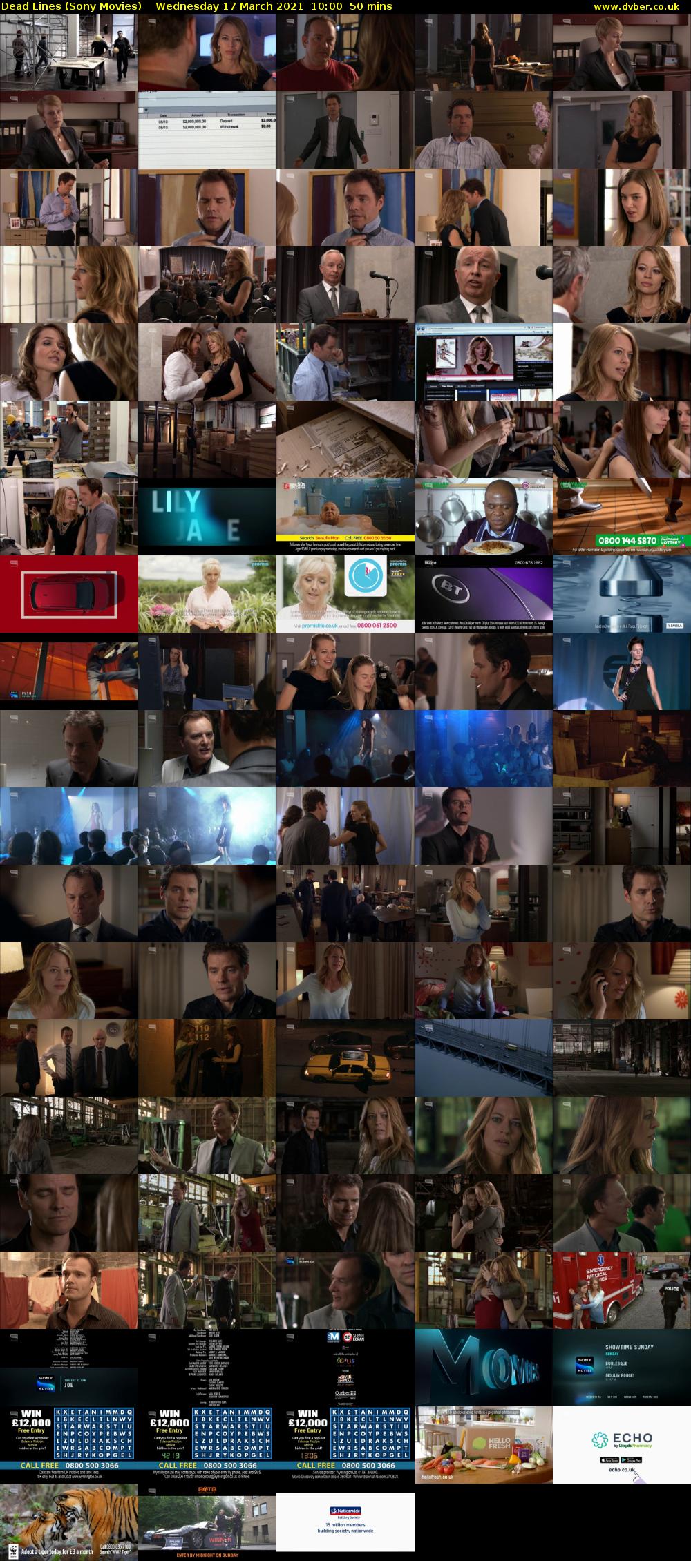 Dead Lines (Sony Movies) Wednesday 17 March 2021 10:00 - 10:50